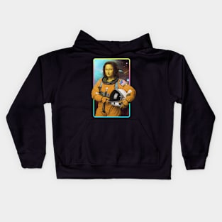 Mona Lisa Astronaut | Funny Mona Lisa Gift Kids Hoodie